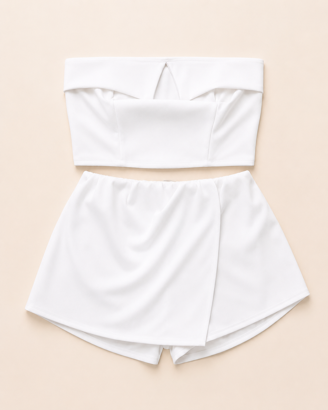 Cloud Nine Skort Set – White