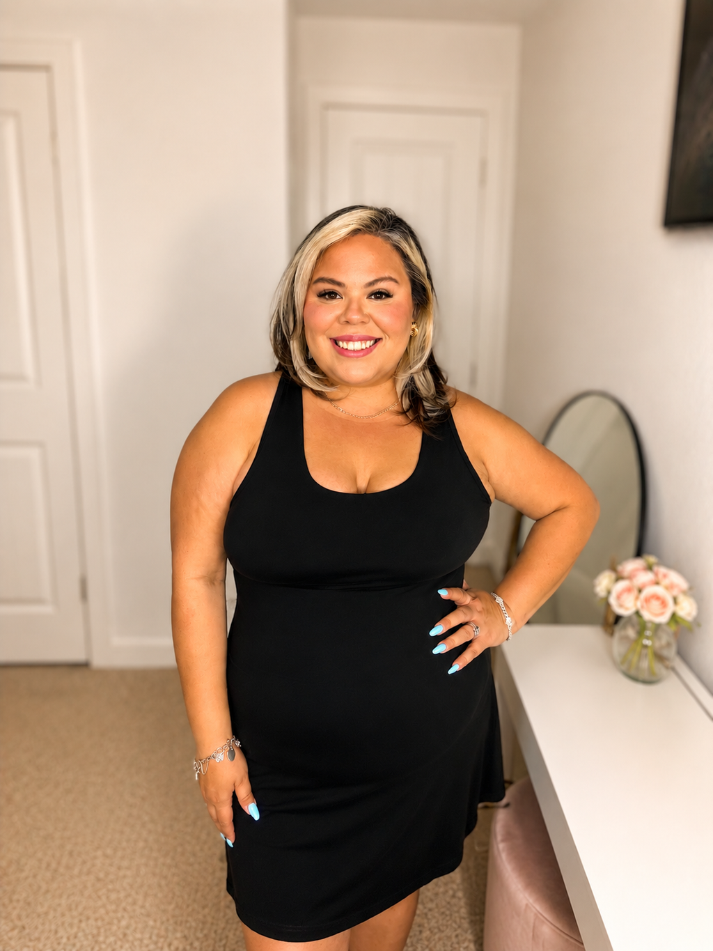 PLUS SIZE TENNIS ROMPER DRESS