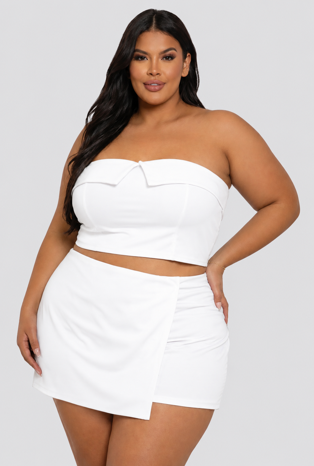Cloud Nine Skort Set – White