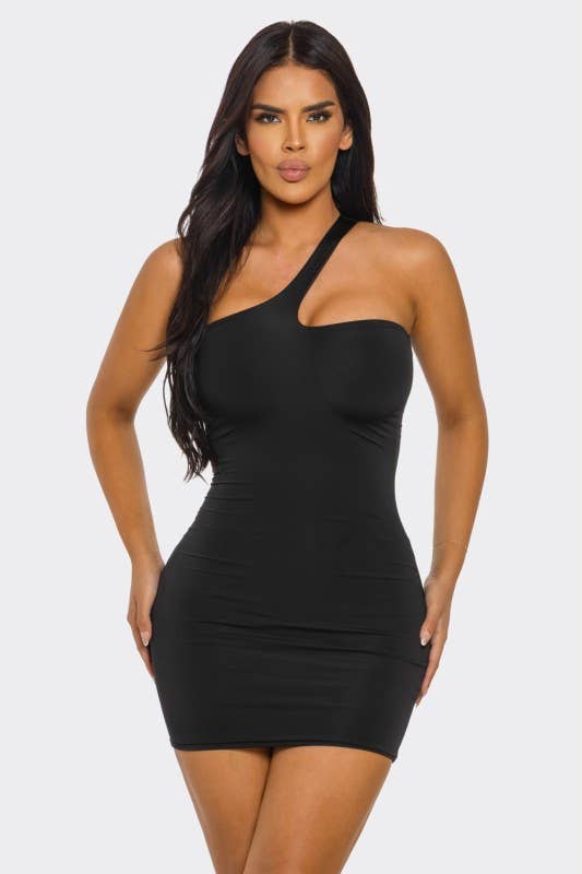 Double Layer Women Sexy Mini Short Dress Solid