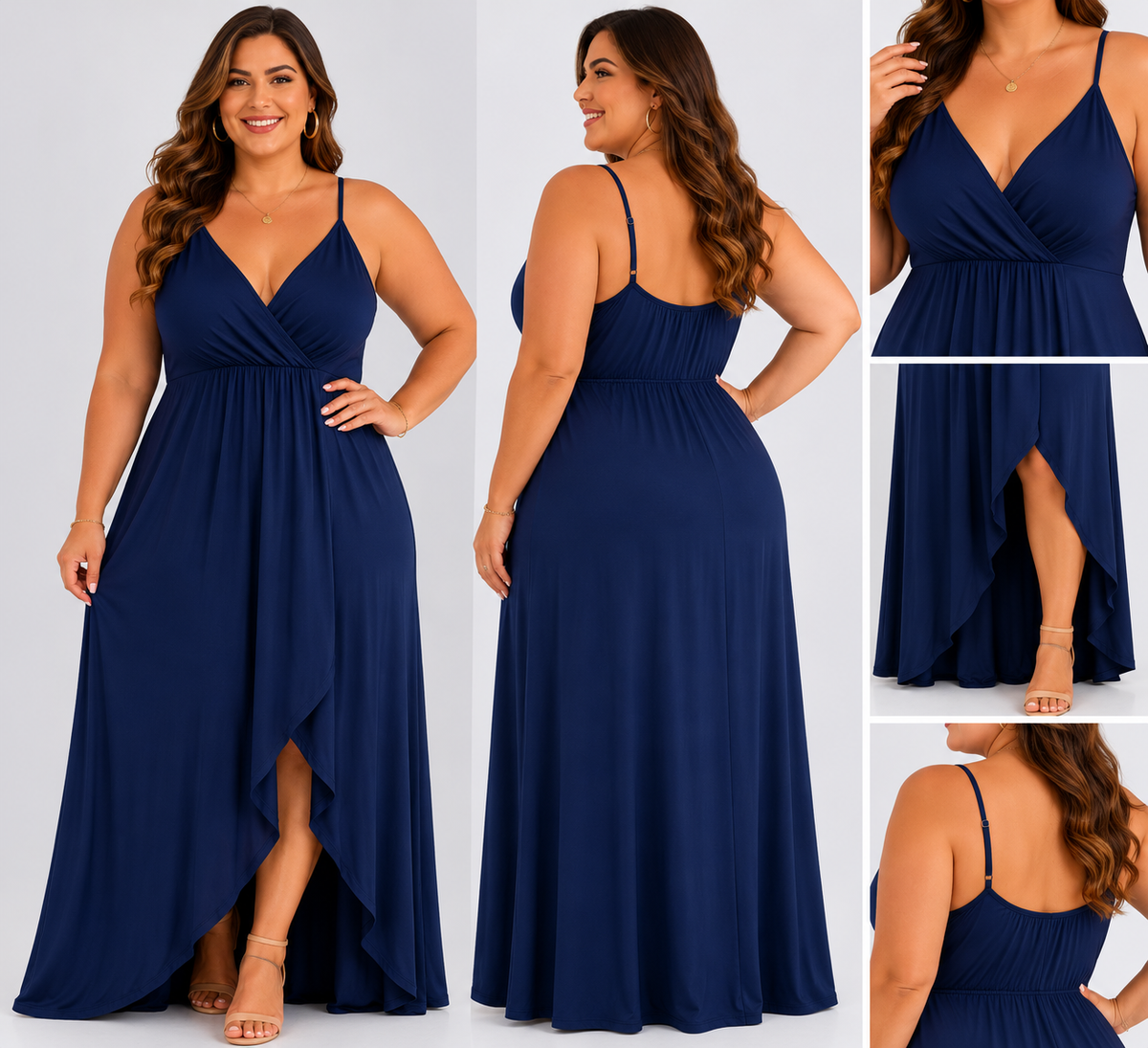 Midnight Elegance Maxi Dress